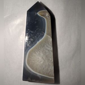 Blue Banded Agate Tower